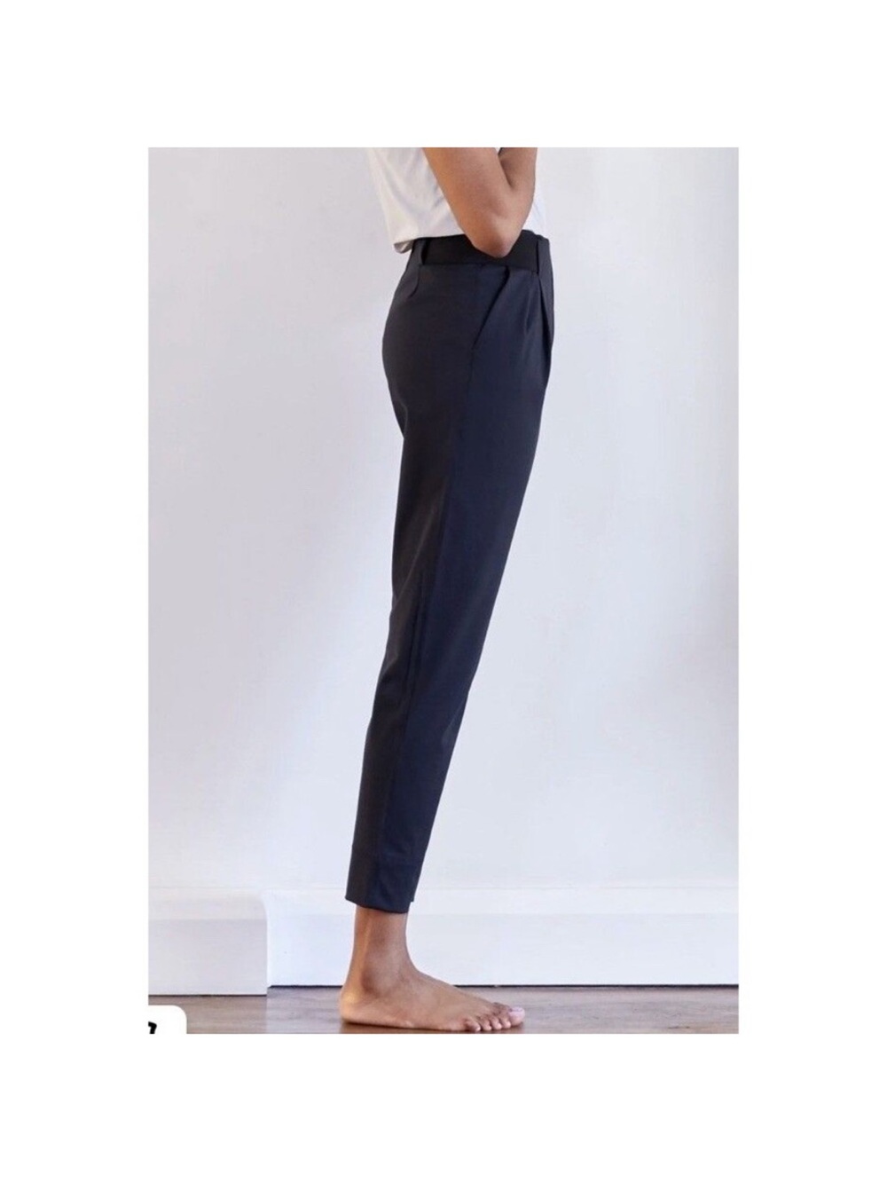Aday Turn It Up Pants Women’s Med Midnight Blue Pull On Corpcore Athleisure - Picture 2 of 11